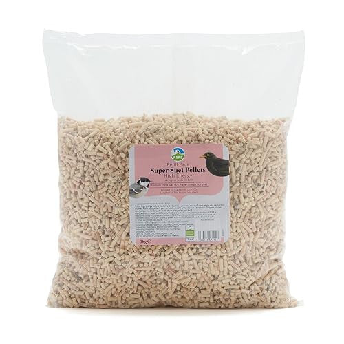 RSPB Super Suet Pellets, 3kg - Wild Bird Food, High Energy